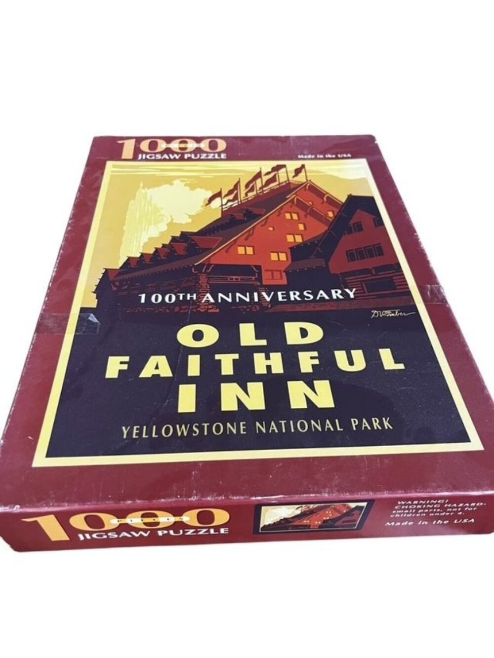 1000 Piece Old Faithful Inn 100th Anniversary Puzzle *Incomplete*